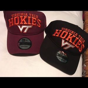 2 NWT Virginia Tech adult hats baseball caps